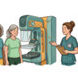 Illustration Les visites blanches