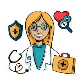 Illustration Professionnel de santé, du social ou du médico-social